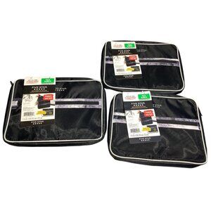 3 Five Star Tech Sleeve Set Of 3 Black 11" X 13" Fits Chromebooks Laptops 11"